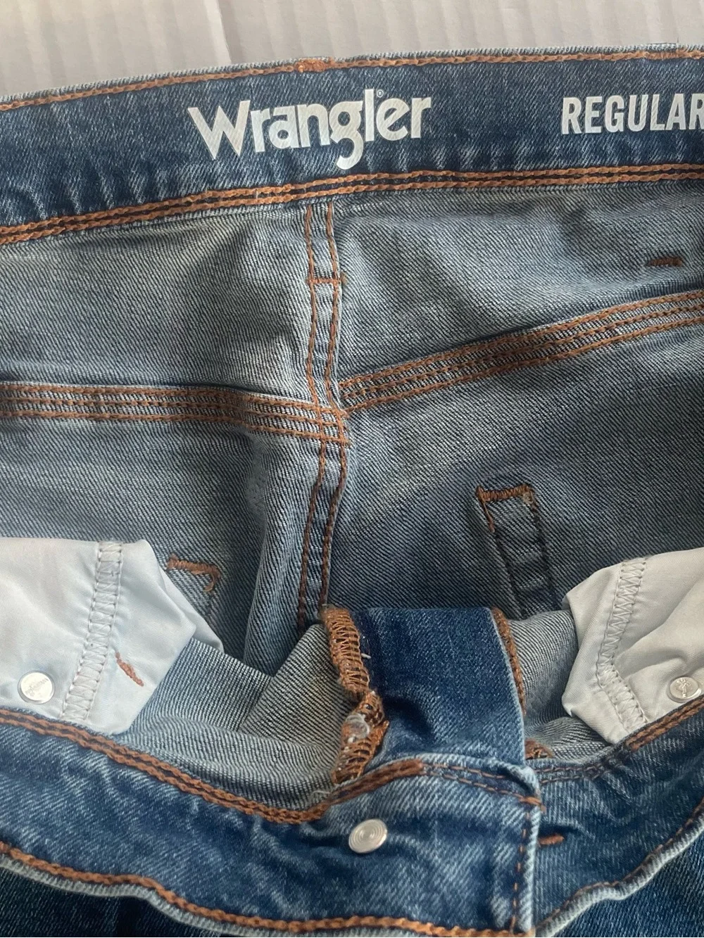 Wrangler Men’s Dark Blue Boot-Cut Jeans